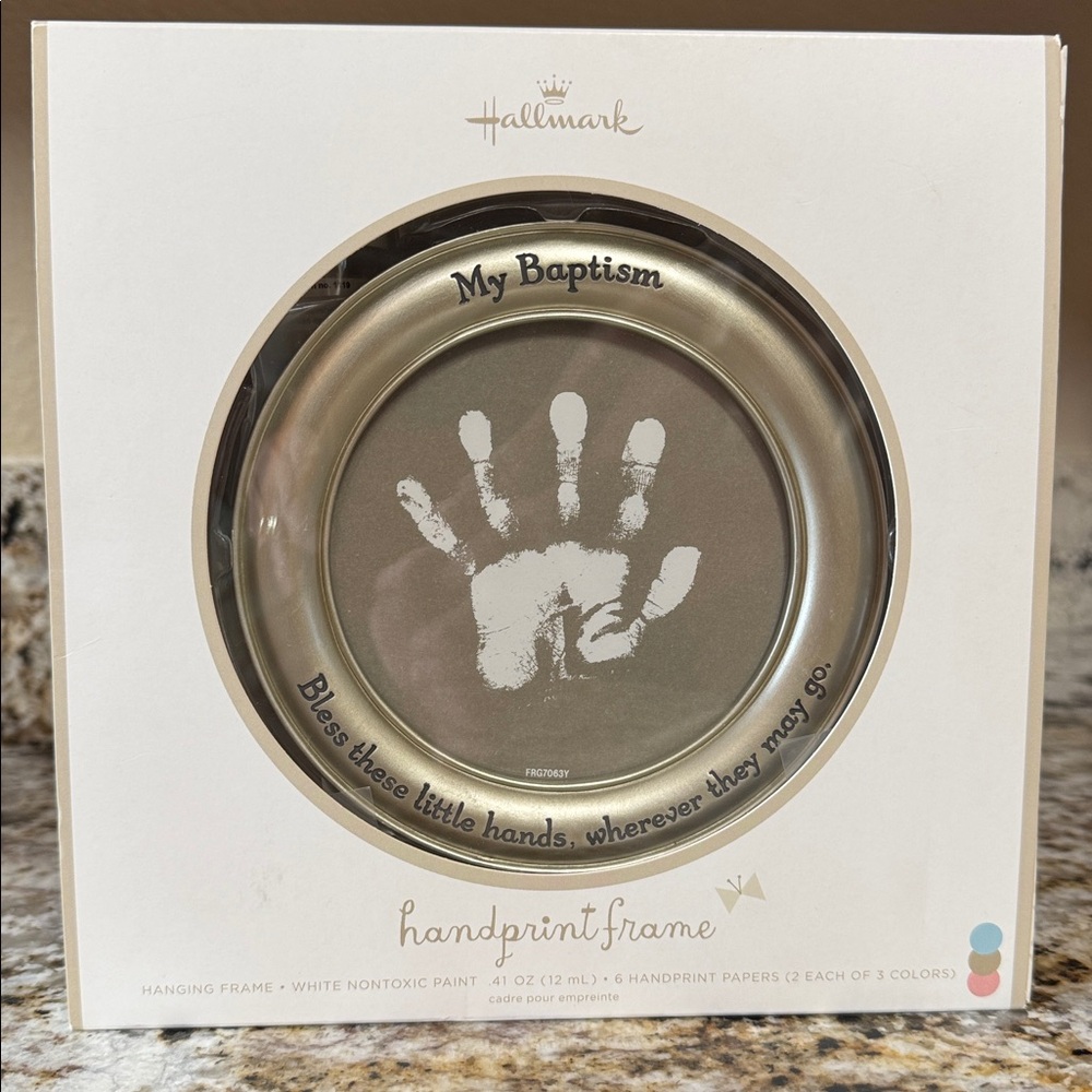 Hallmark Silver Handprint Frame - My Baptism